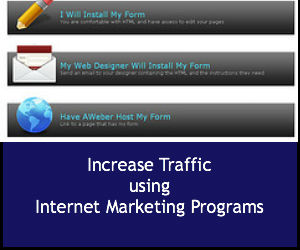 Increase Traffic using Internet Marketing Programs